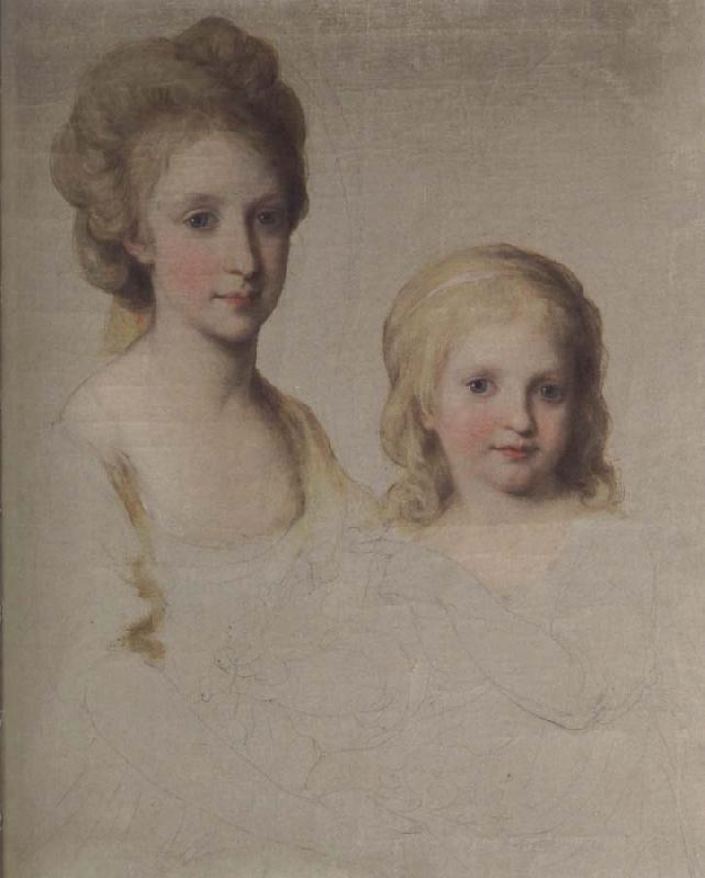  Bozzetto zum Bildnis Maria Theresa und Maria Chrstian
